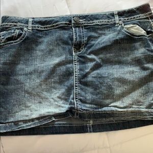 Maurice’s plus size denim skirt